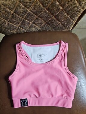 Chicknlegs OG Sports Bra Racerback Wirefree Pink